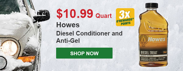 Howes Diesel Conditioner and Anti-Gel, HOW 103093 32 oz., $10.99 Quart Earn 3x ORewards Points. SHOP NOW