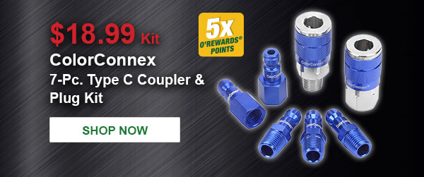 ColorConnex 7-Pc. Type C Coupler & Plug Kit, LEG A72457C, $18.99 Kit Plus Earn 5x points