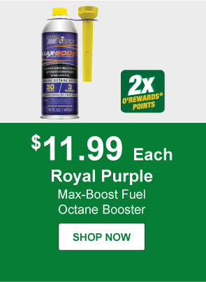 Royal Purple Max-Boost Fuel Octane Booster, RYP 11757 16 oz., $11.99 Each, 2X Points