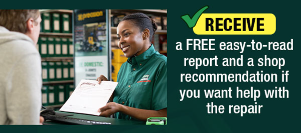 Receive a Free easy-to-read report and a shop reccommednation if you want help with the repair