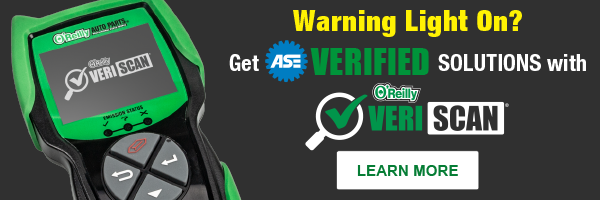 Warning Light On? Get ASE Verified Solutions with O'Reilly VeriScan®. LEARN MORE