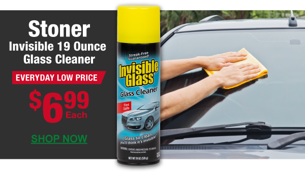 Stoner Invisible 19 Ounce Glass Cleaner, STN 91164, Everyday Low Price, $6.99 Each – SHOP NOW