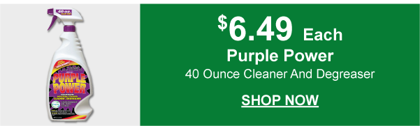Purple Power 40 Ounce Cleaner And Degreaser, AIK 4319PS, Everyday Low Price bug, $6.49 Each –&nbsp;SHOP NOW