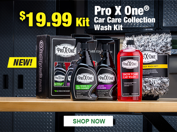 Pro X One® Car Care Collection Wash Kit, PXO KIT1, $19.99 Kit –&nbsp;SHOP NOW