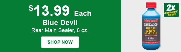 BlueDevil Rear Main Sealer, BLD 00234, 8 oz., $13.99 Each, 2x points