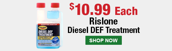 $10.99 Each. Rislone Diesel DEF Treatment. SHOP NOW