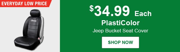 Product 3: PlastiColor Jeep Bucket Seat Cover, PLC 008597R01, Everyday Low Price $34.99 Each