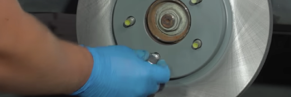 Removing Lug Nuts from Wheel