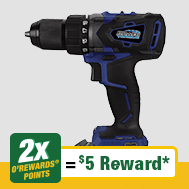 2x ORewards Points = $5 Reward