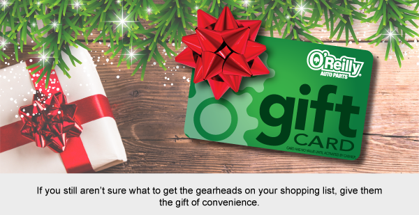 If you still aren’t sure what to get the gearheads on your shopping list, give them the gift of convenience.