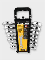 Titan 7-Pc. Combination Wrench Set, TTN 17373 SAE, TTN 17374 Metric, $12.99 Set