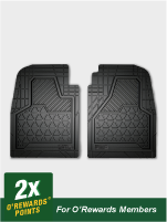 Dickies 2-Pc. Black Rubber Floor Mats, CA 80133, $26.99 Set, 2x Points for O'Rewards Members