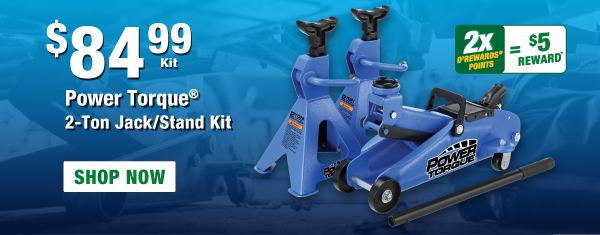Power Torque 2-ton Jack/Stand Kit
