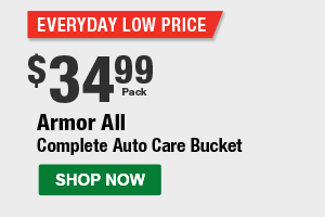 Armor All Complete Auto Care Bucket, ARM AMPGCMYEOL8US, Everyday Low Price $34.99 Pack, 5x O’Rewards Points = $5 Reward*