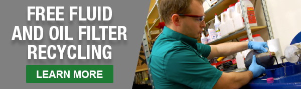 FREE FLUID AND OIL FILTER RECYCLING. LEARN MORE.
