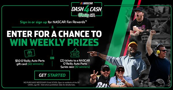 Dash 4 Cash NASCAR O'Reilly Auto Parts