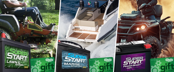 Super Start Batteries Gift Card Offers