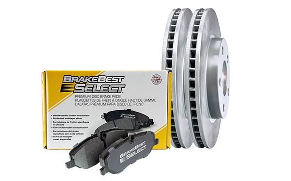 BrakeBest Select Brake Pads and BrakeBest Rotor products
