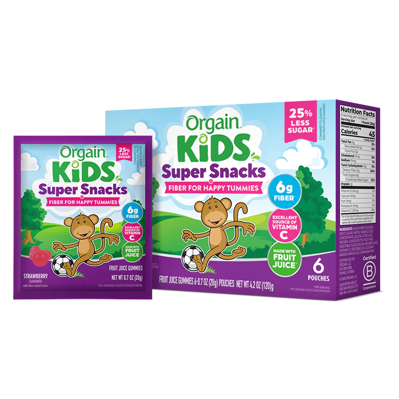 Image of Kids Super Snacks + Fiber for Happy Tummies