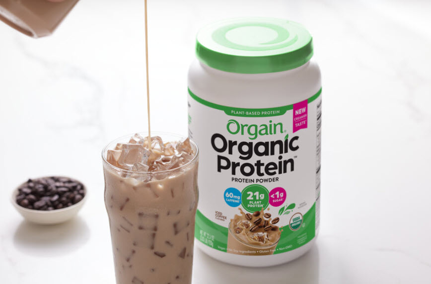 Organic Protein, Iced Coffee
