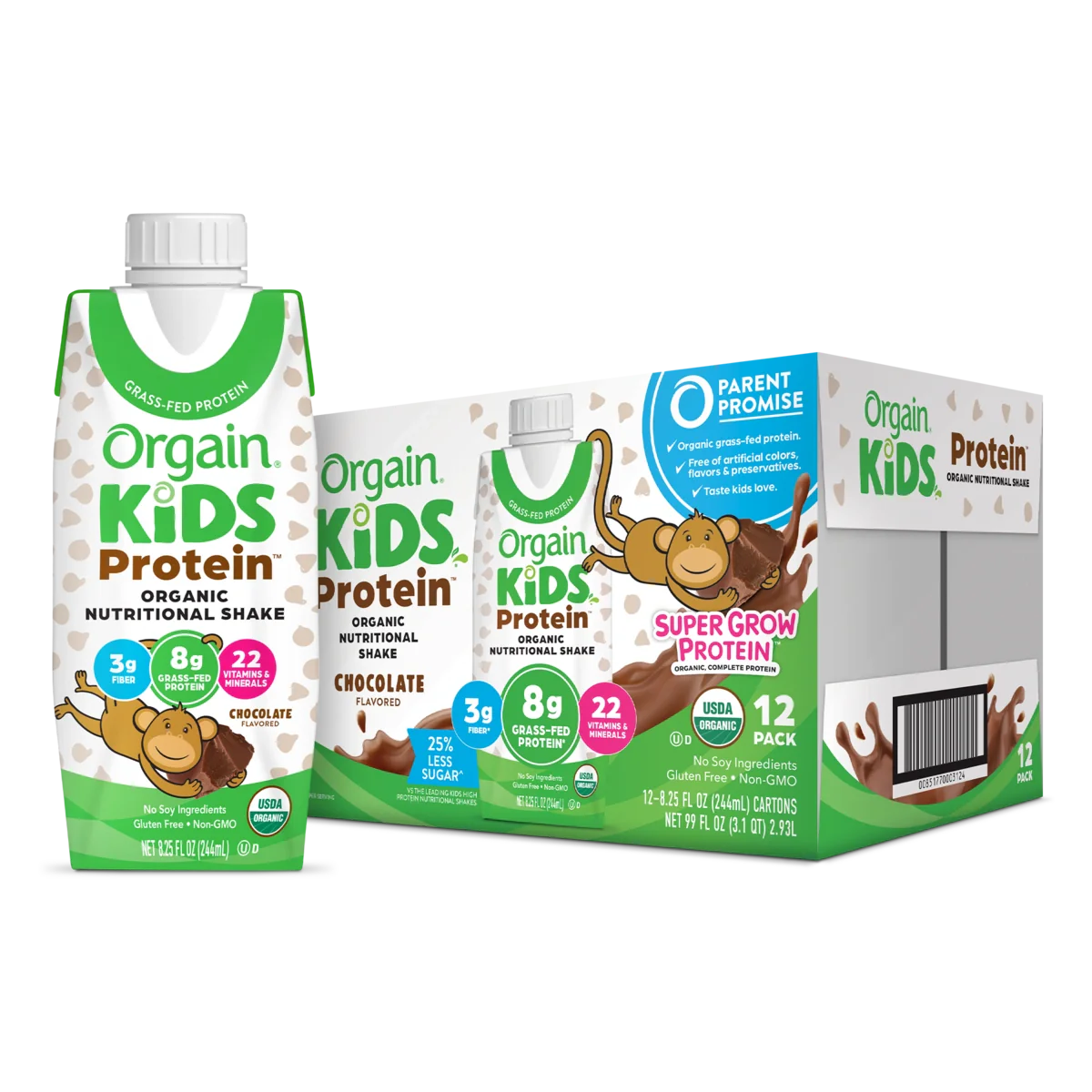 Image of Kids Protein Organic Nutrition Shake - Chocolate