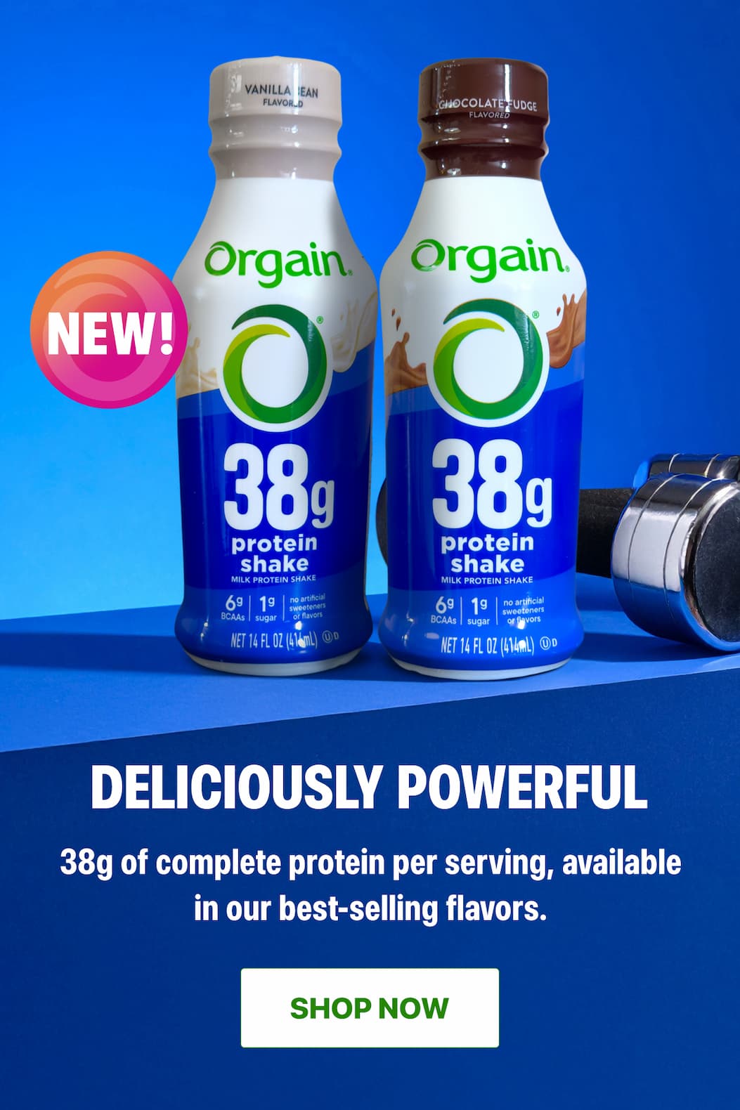Shop the NEW 38g Protein Shake