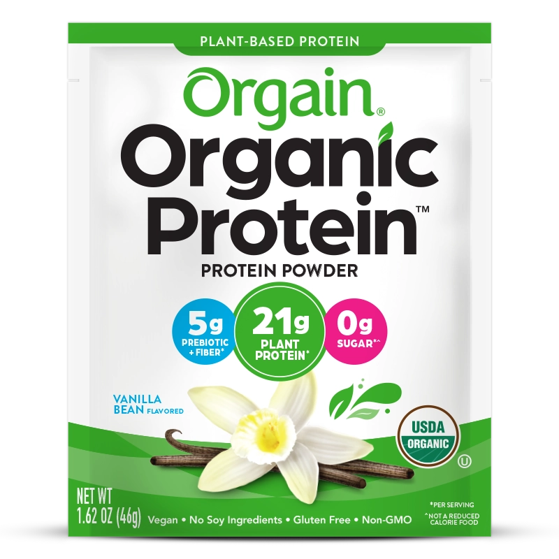 Single Serve Organic Plant Protein Powder