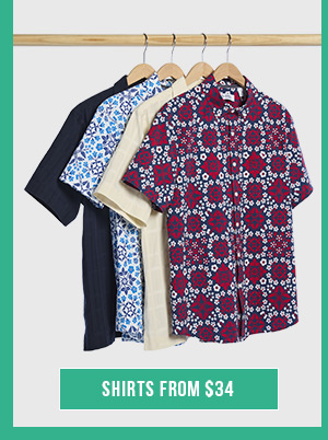 Shirts From $34