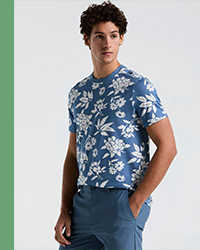 Shop the Jersey All-Over Floral Tee