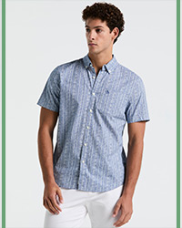 Shop the Cotton Poplin Texture Shirt