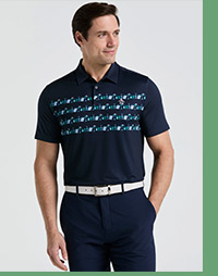 Shop the Engineered Cocktail Novelty Golf Polo