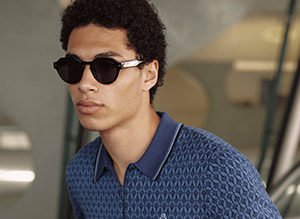 Shop the Quarter Zip Geo Jacquard Sweater Polo