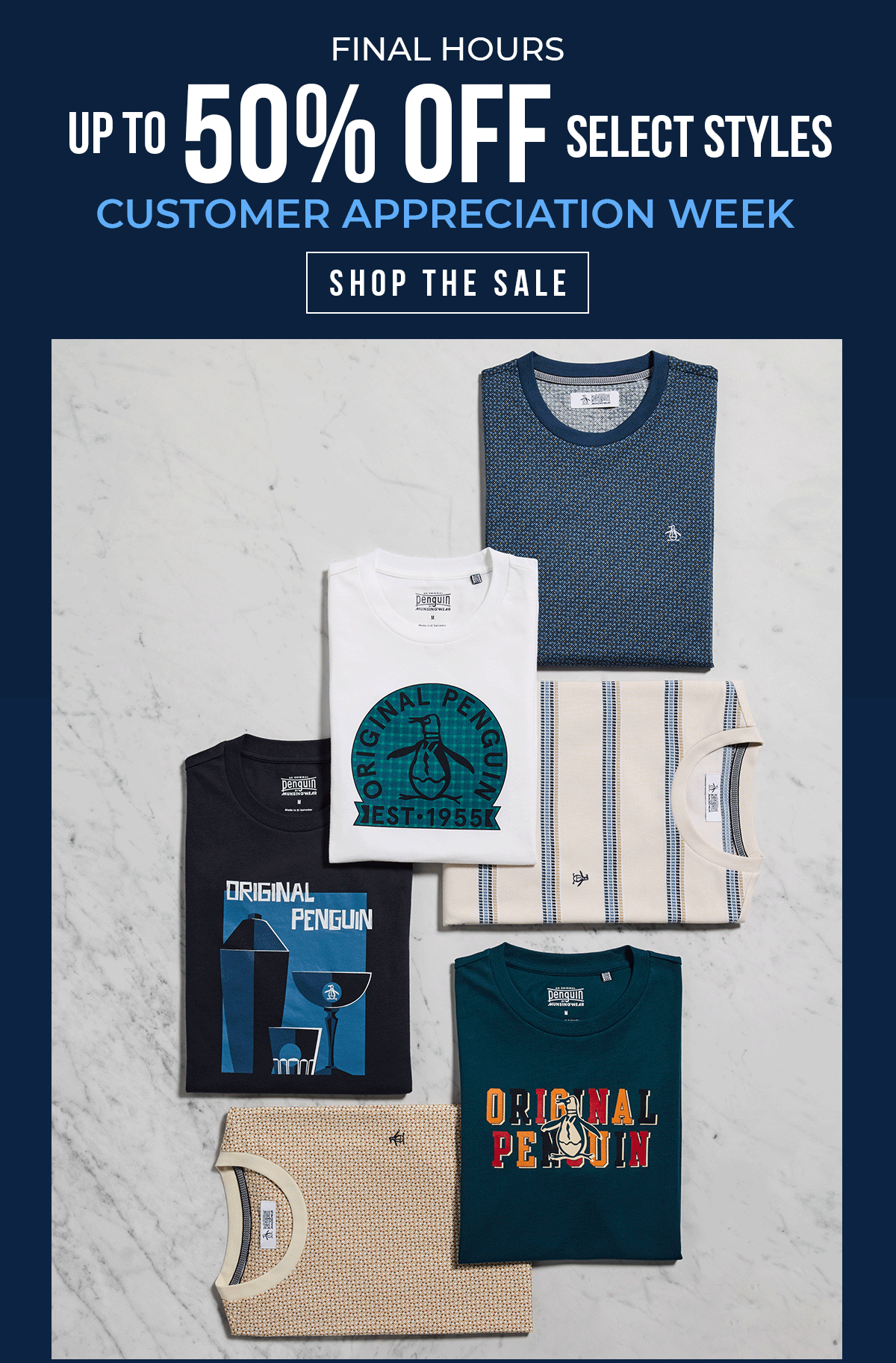 Shop Customer Appreciation Week and save up to 50% off