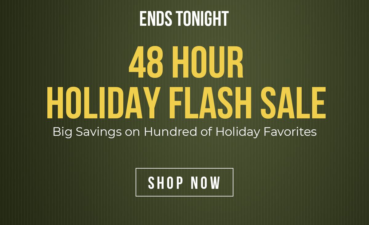 Shop the 48 Hour Holiday Flash Sale