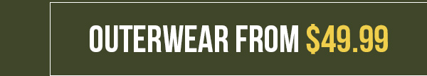 Outerwear from $49.99