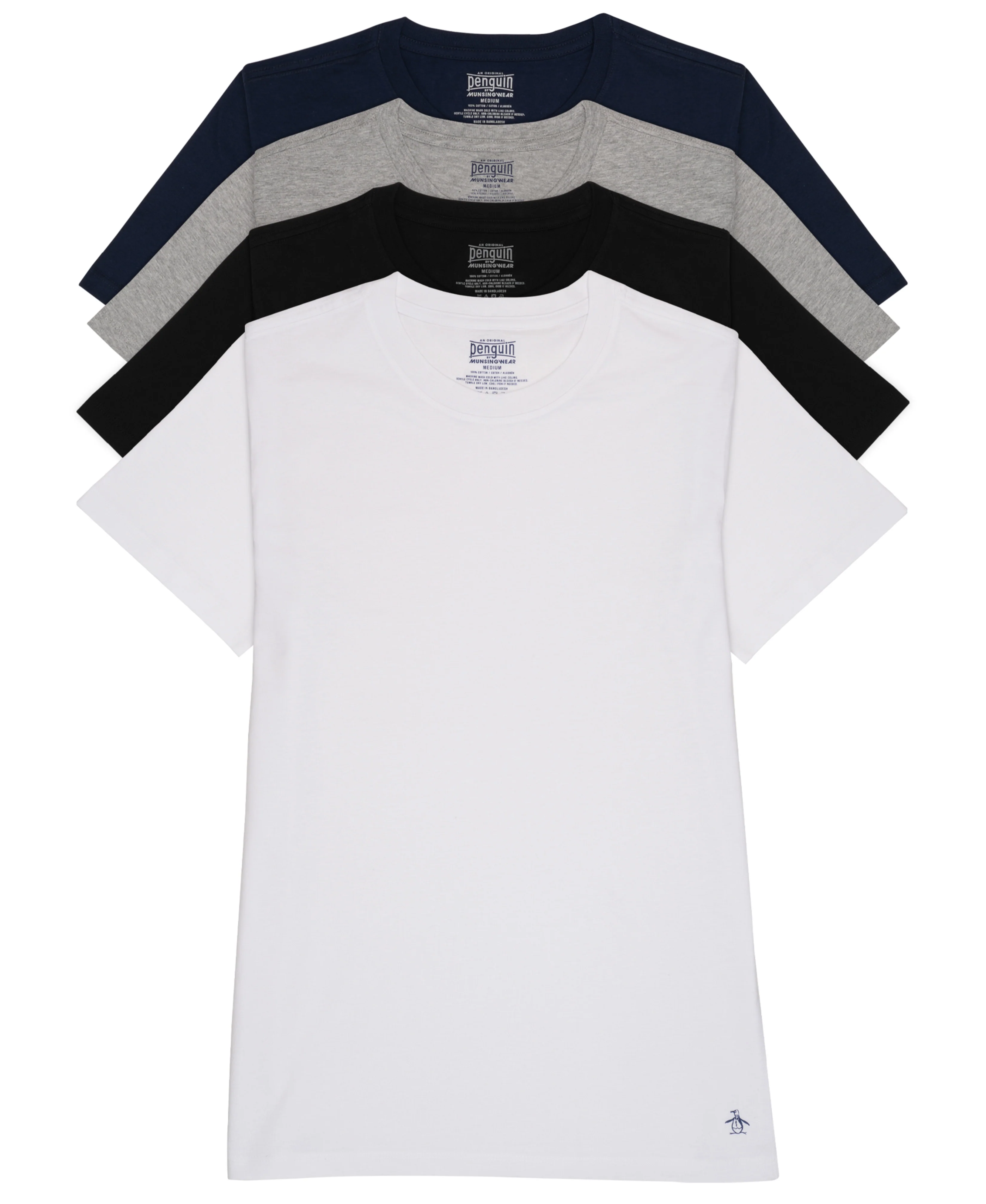 Image of 4 Pack Multicrew Solid Tees