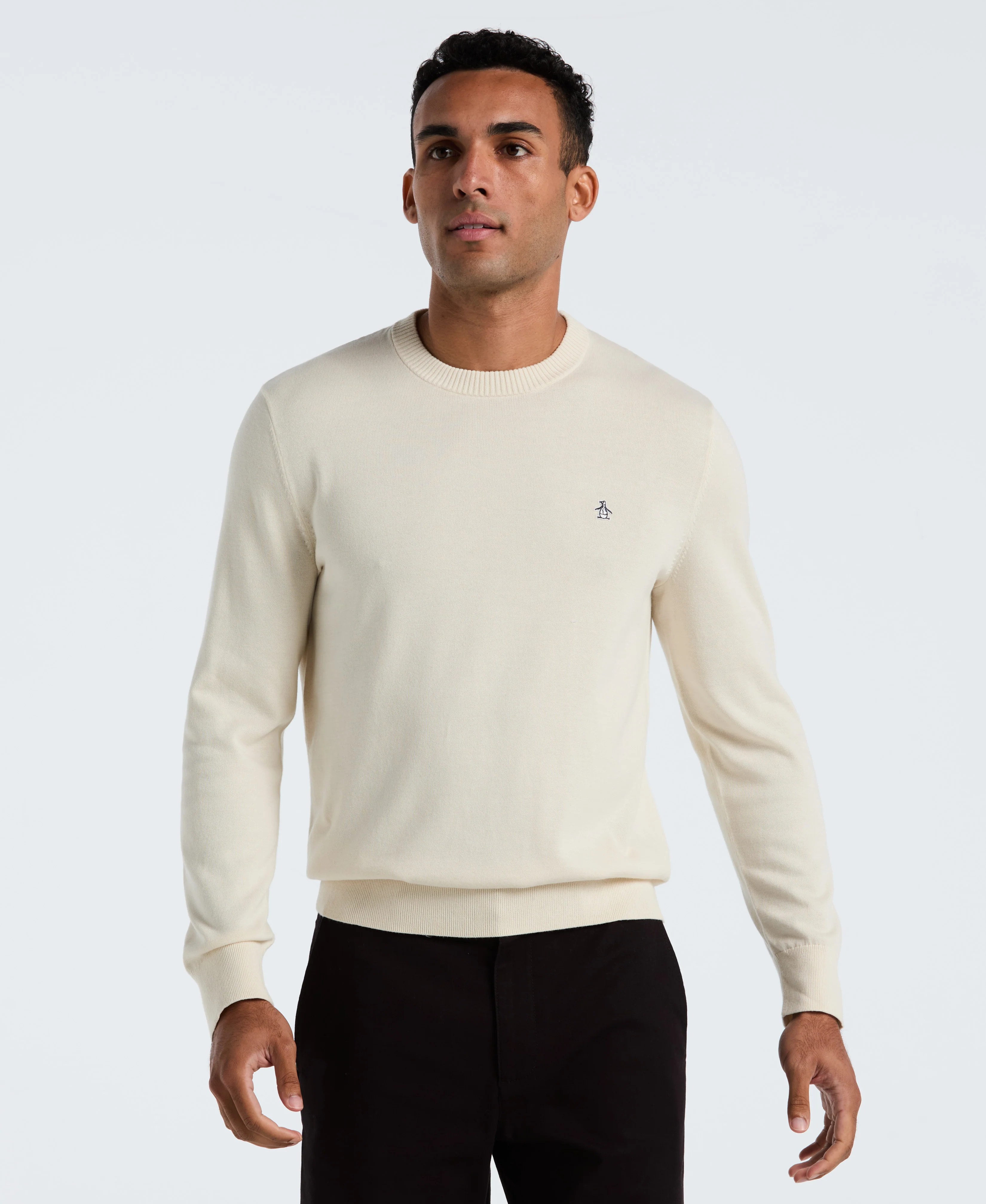 Image of Cotton Crew Neck Sweater