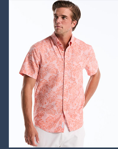 Shop the All-Over Monstera Linen Shirt
