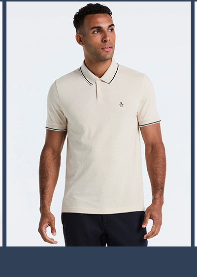 Shop the Pique Contrast Tipping Polo