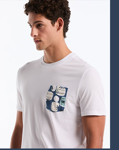 Shop the Retro Geo Pocket Jersey Tee