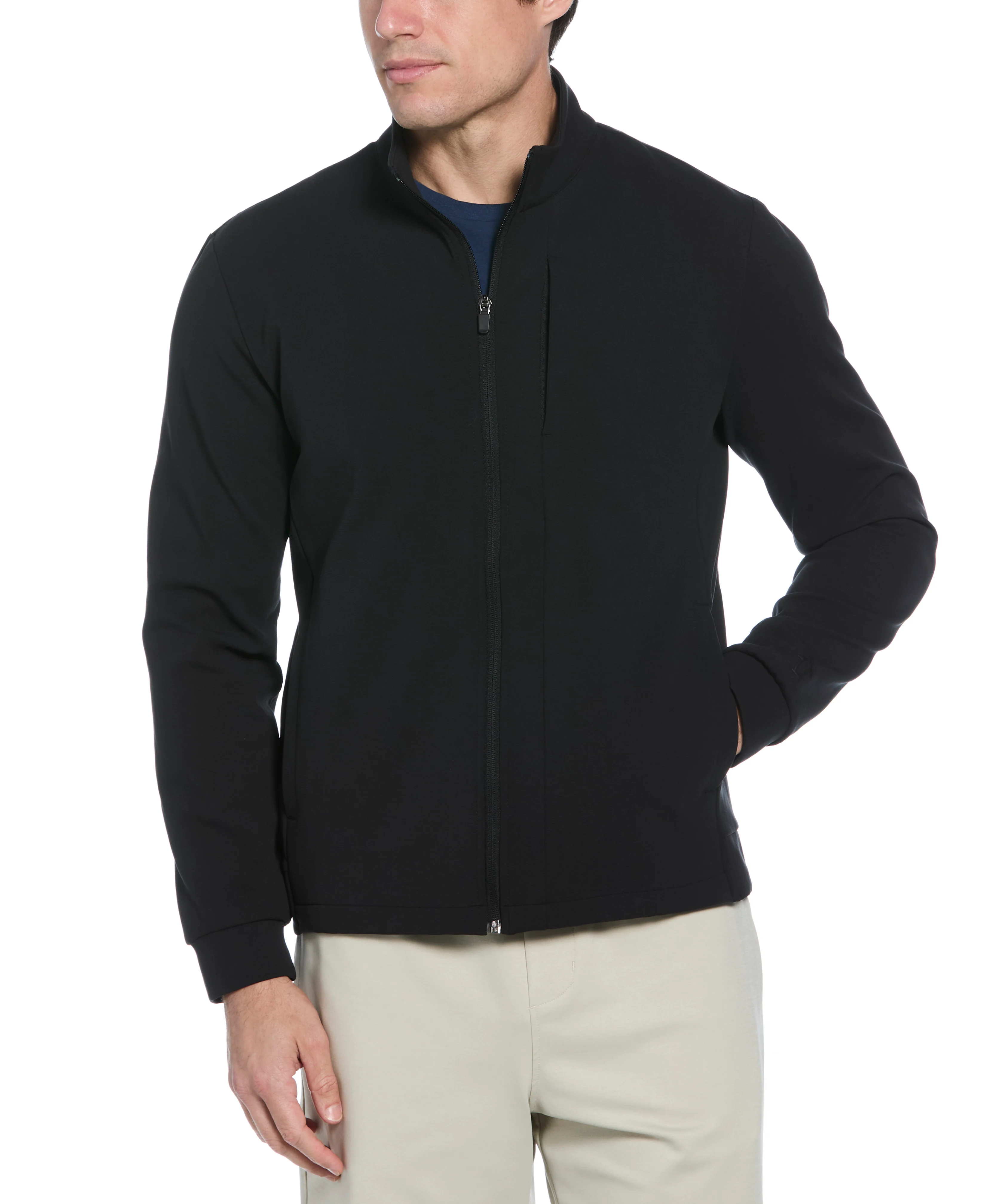 Image of Micro Texture Full Zip Jacket