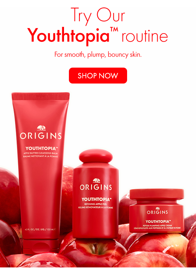 Try OurYouthtopia™ routine | For smooth, plump, bouncy skin. | SHOP NOW