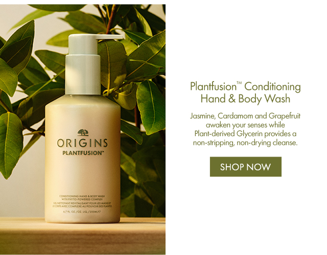 Plantfusion™ Conditioning Hand & Body Wash  | Jasmine, Cardamom and Grapefruit awaken your senses while Plant-derived Glycerin provides a non-stripping, non-drying cleanse. | SHOP NOW
