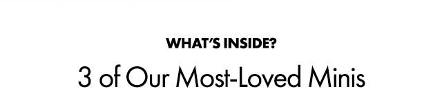 What’s inside? | 3 of Our Most-Loved Minis