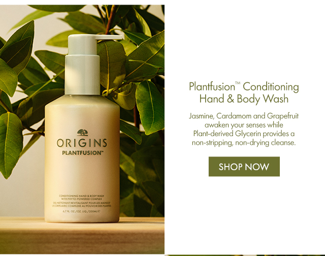 Plantfusion™ Conditioning Hand & Body Wash | Jasmine, Cardamom and Grapefruit awaken your senses while Plant-derived Glycerin provides a non-stripping, non-drying cleanse. | SHOP NOW