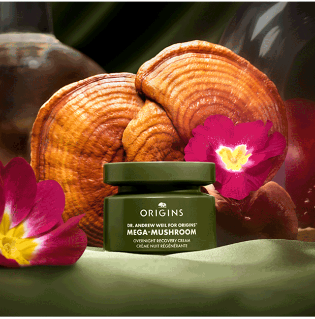 NEW Mega-Mushroom Overnight Recovery Cream.