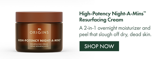 High-Potency Night-A-Mins™ Resurfacing Cream | A 2-in-1 overnight moisturizer and peel that slough off dry, dead skin. | SHOP NOW