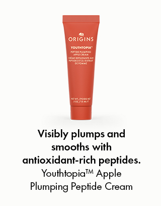 Visibly plumps and smooths with antioxidant-rich peptides. | Youthtopia™ Apple  Plumping Peptide Cream