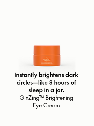Instantly brightens dark circles—like 8 hours of sleep in a jar. | GinZing™ Brightening Eye Cream