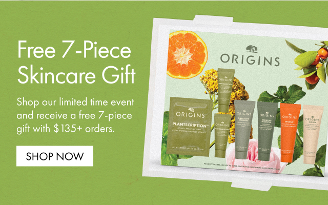 Free 7-Piece Skincare Gift | Shop our limited time event and receive a free 7-piece gift with $135+ orders. | SHOP NOW